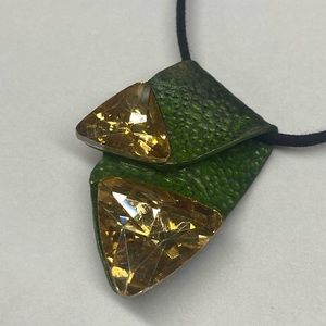 Art deco statement necklace